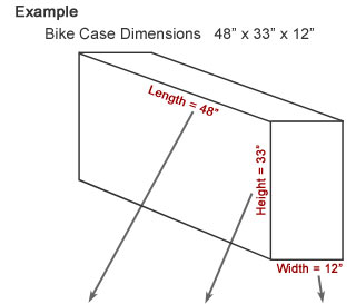 Bike Box dimension Example